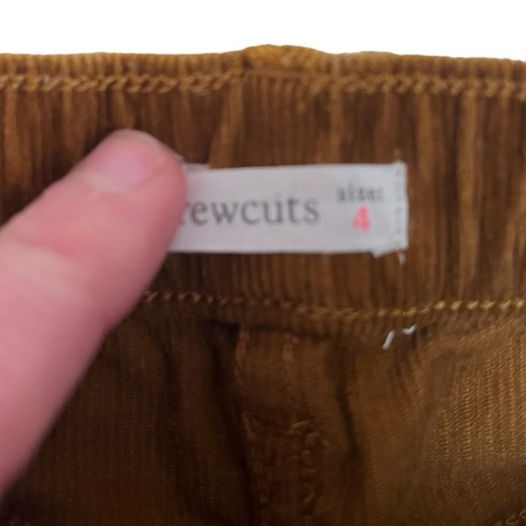 JCrew Crewcuts brown corduroy 4 pants - Picture 3 of 3